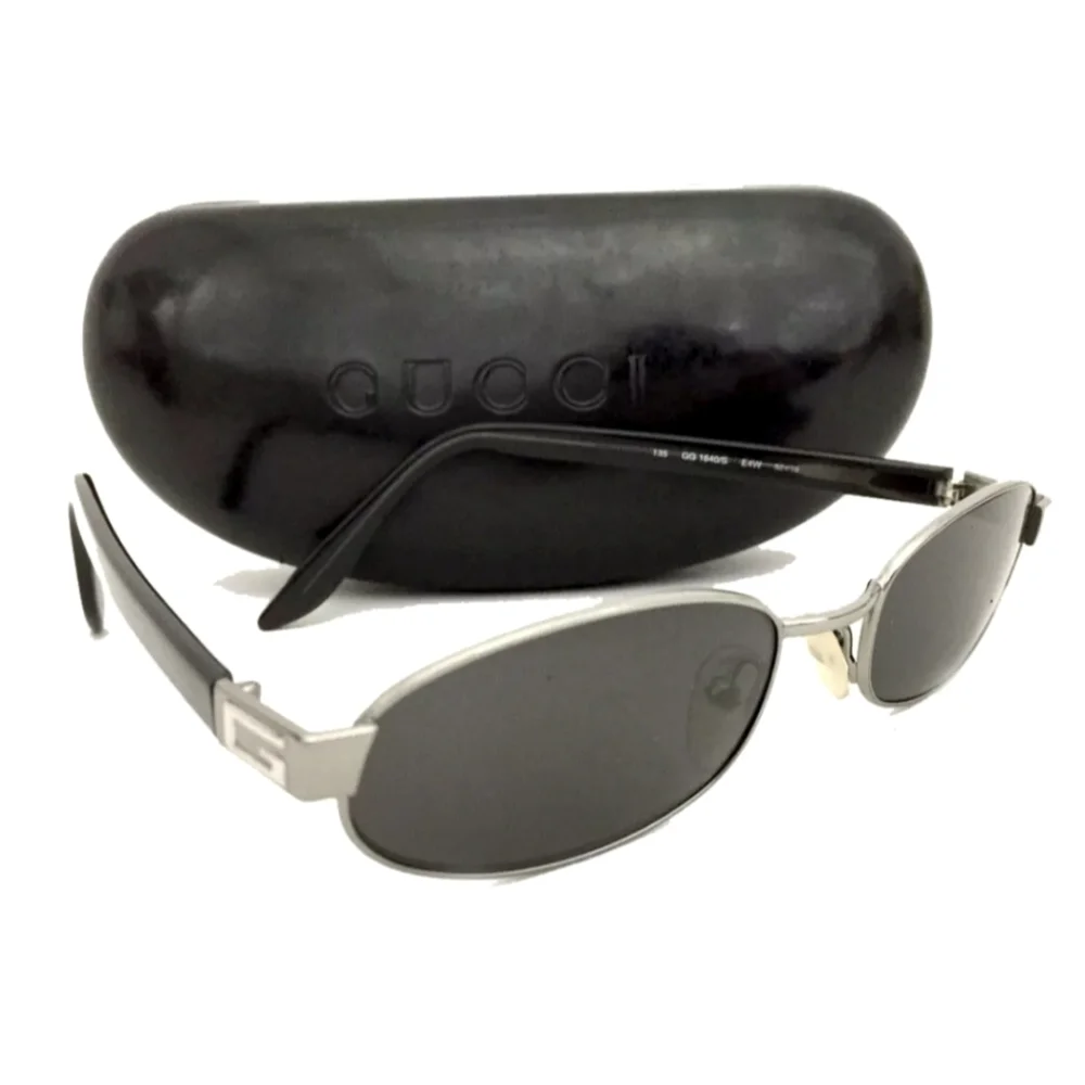 GUCCI G LOGO GG 1640/S BLACK SUNGLASSES/Q3953